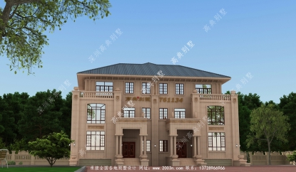 歐式奢華雙拼別墅(兩戶(hù))建筑結(jié)構(gòu)施工圖