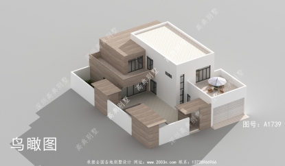 農村現代兩層別墅設計圖紙