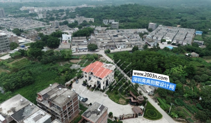 農村歐式別墅全景圖720度別墅全景/拍攝地點：廣東省普寧市大壩鎮坡烏村