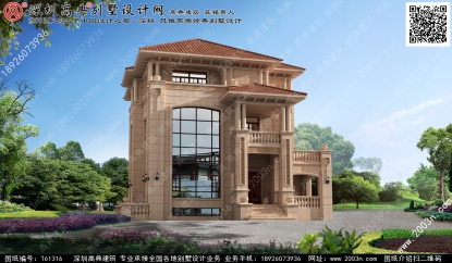 農村小別墅設計圖首層192平方米圖紙編號T61316
