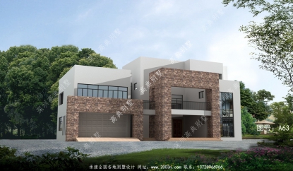 簡單大氣的農村別墅設計圖(帶效果圖+結構圖)