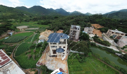 農村別墅效果圖720度別墅全景/拍攝地點：廣東省惠州市新圩鎮上店村
