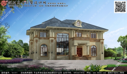 兩層小別墅設計圖首層216平方米圖紙編號T61311
