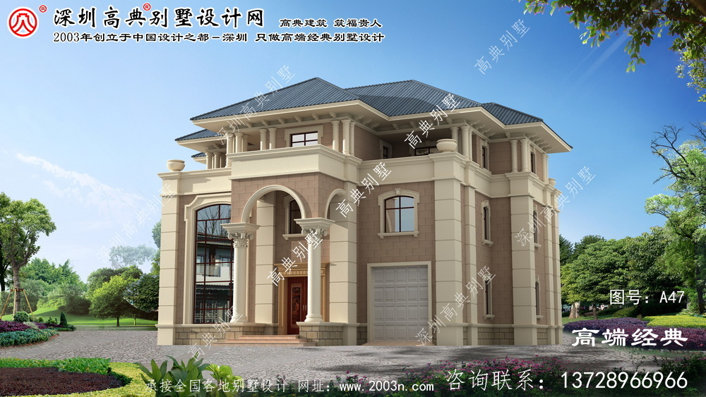 松陽縣農村三層房屋設計圖