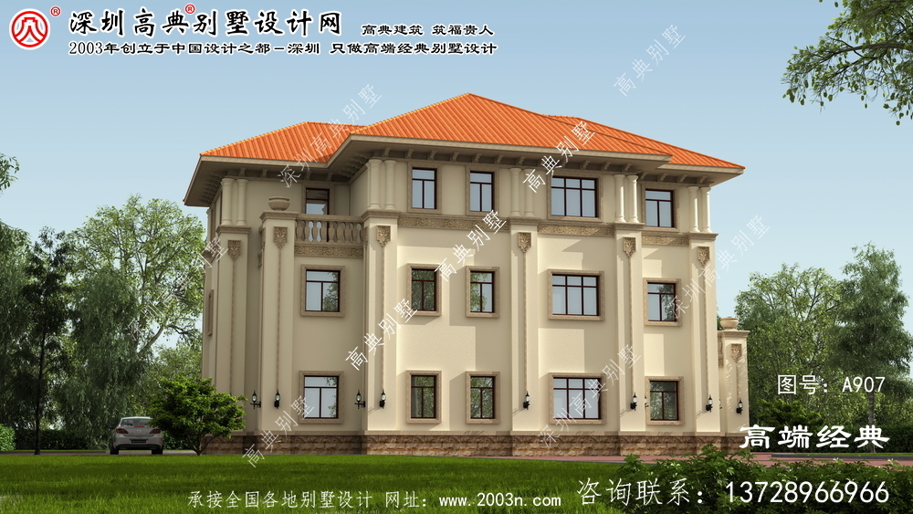 樂平市現代別墅外觀農村別墅