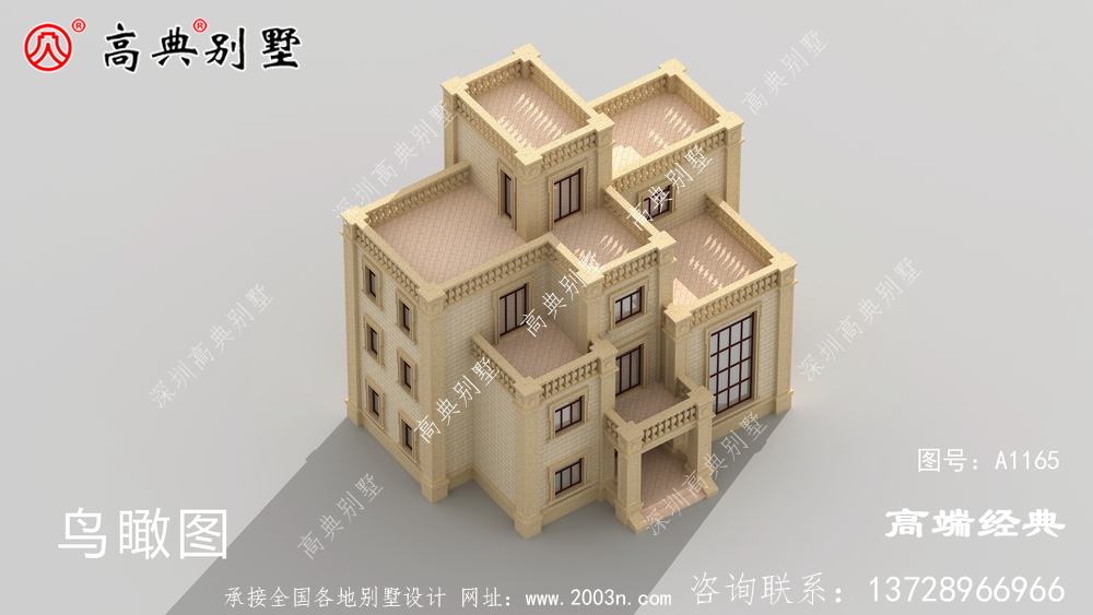 阿合奇縣簡約農(nóng)村三層別墅