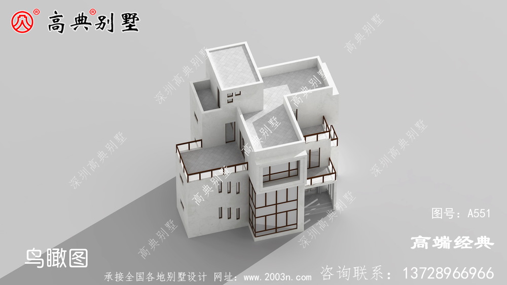 鄉村三層別墅設計