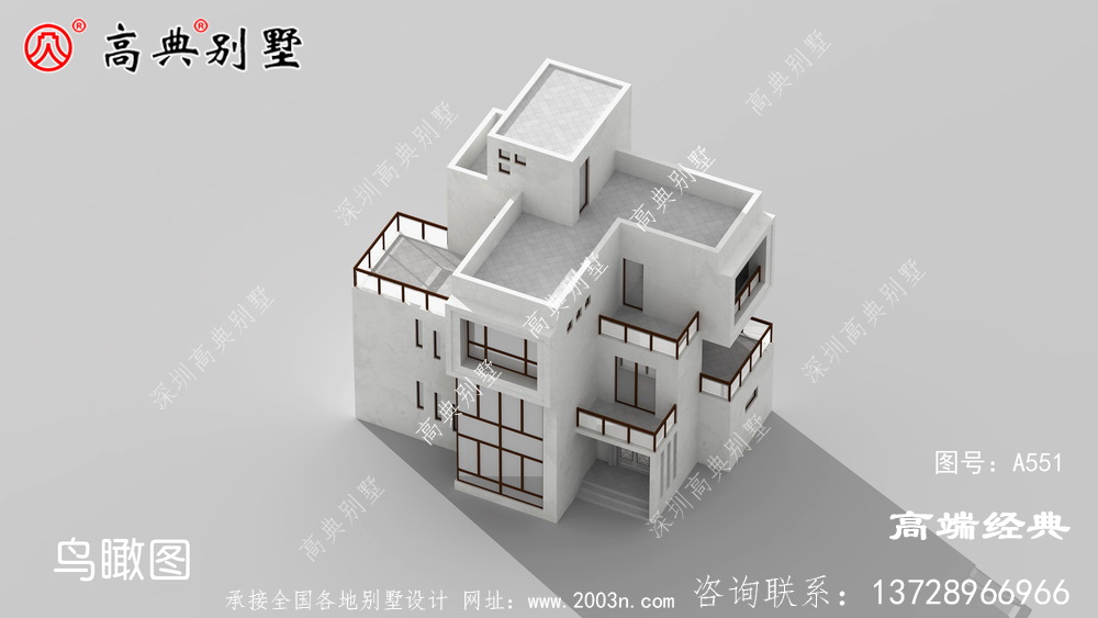 鄉村三層別墅設計