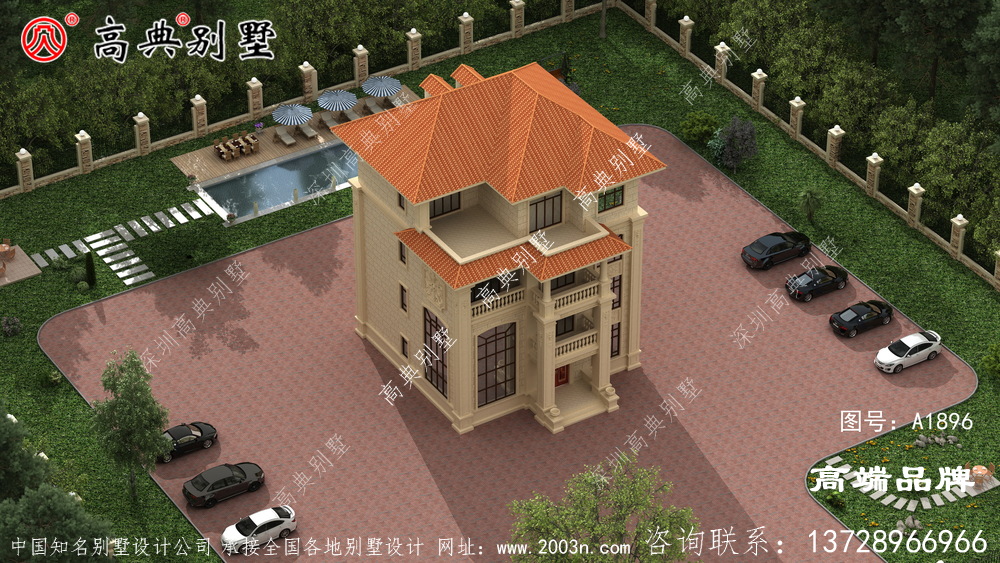 簡單實用的四層樓房設計圖
