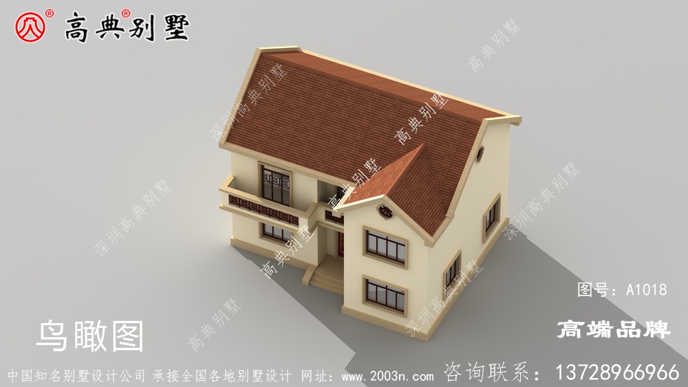 歐式2層別墅設計圖空間利用率高