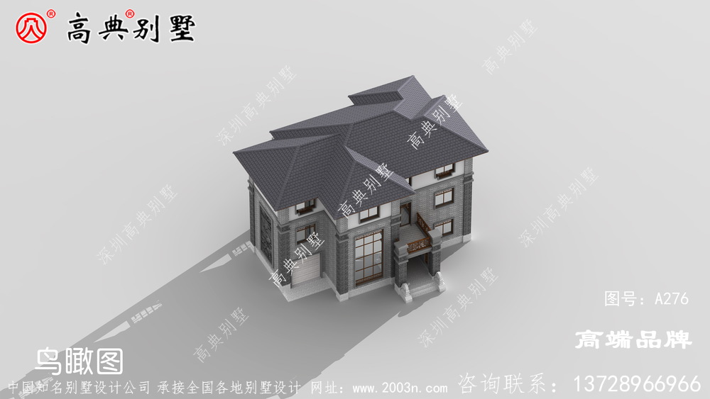 農(nóng)村新房設(shè)計平面圖經(jīng)典歐式風格,外觀簡約大氣