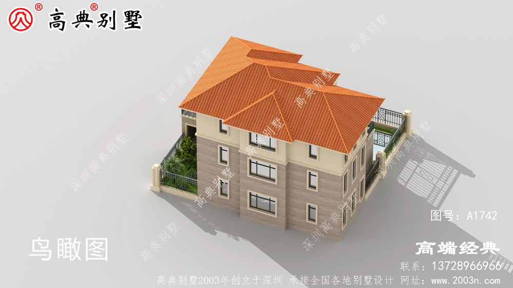 農村3層別墅這套戶型還是挺經典的