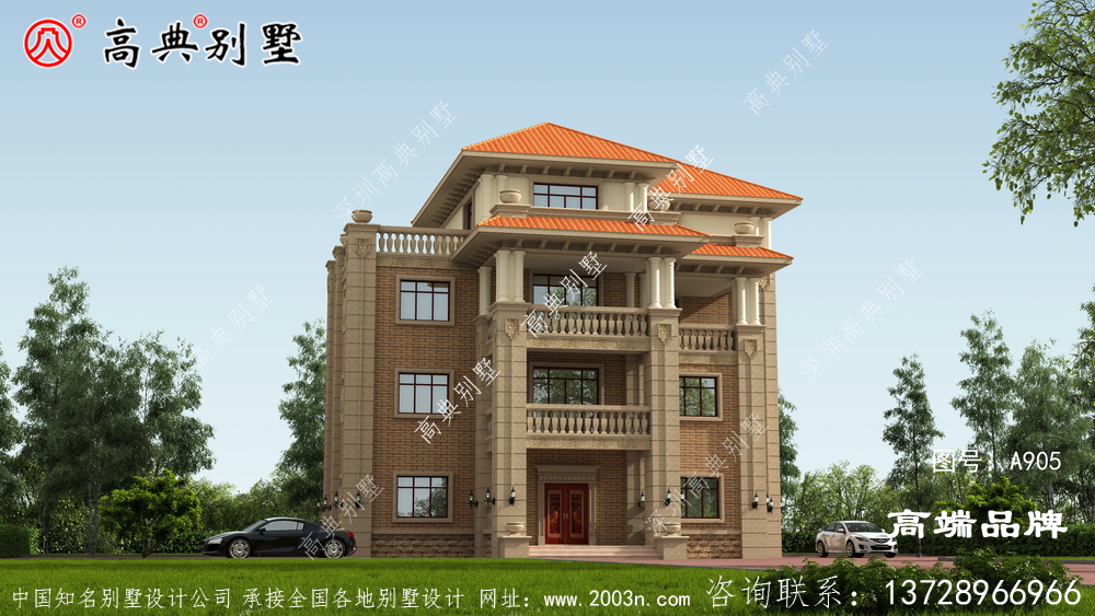 農(nóng)村四層房屋效果圖如今備受建房人士的青睞