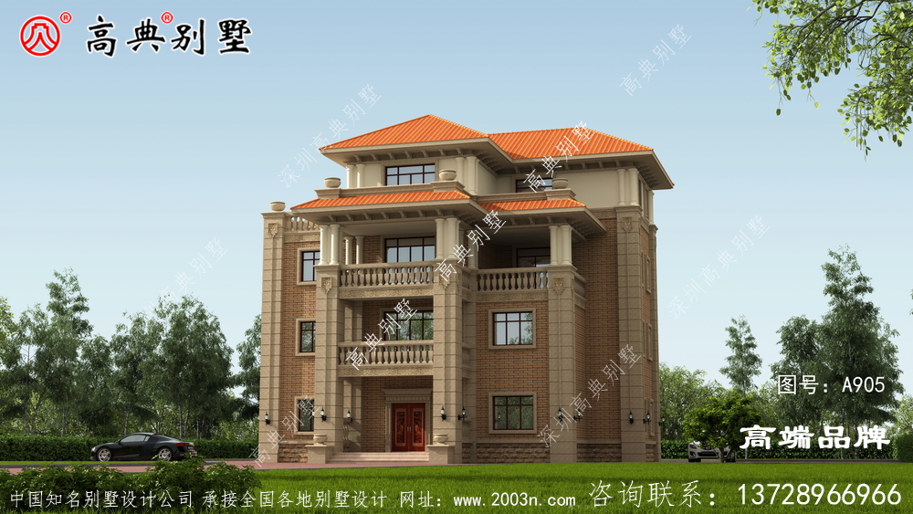 農(nóng)村四層房屋效果圖如今備受建房人士的青睞