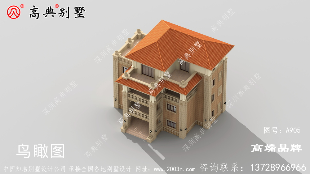 農(nóng)村四層房屋效果圖如今備受建房人士的青睞