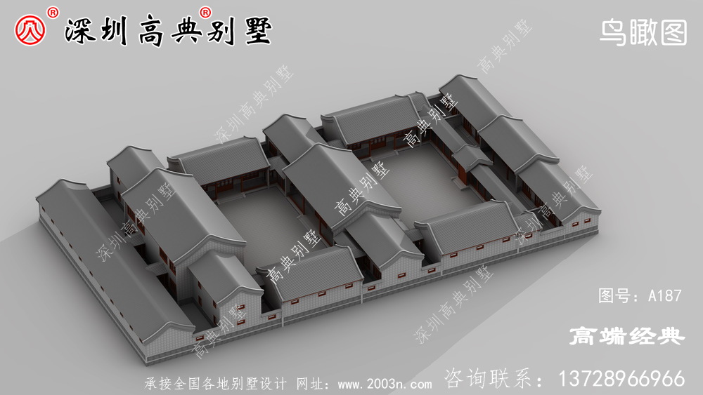 農(nóng)村二層四合院設(shè)計(jì)圖，秒殺各種洋別墅
