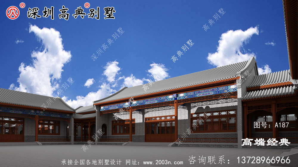 農(nóng)村二層四合院設(shè)計(jì)圖，秒殺各種洋別墅