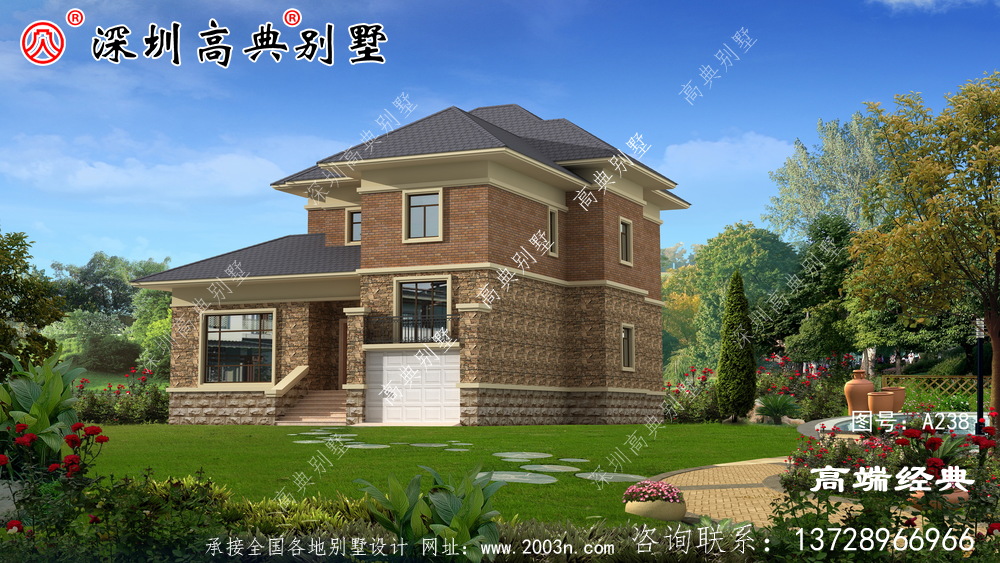二層自建房設計圖，擁有一棟你真牛