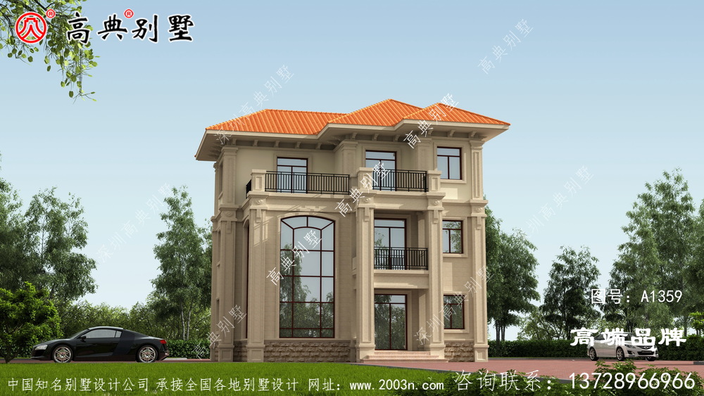 復式設計確保了室內的采光和通透