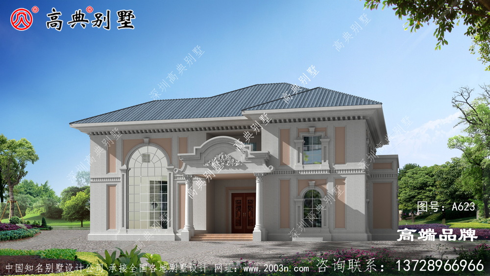 老家建一棟這樣的別墅，就能被很多人羨慕