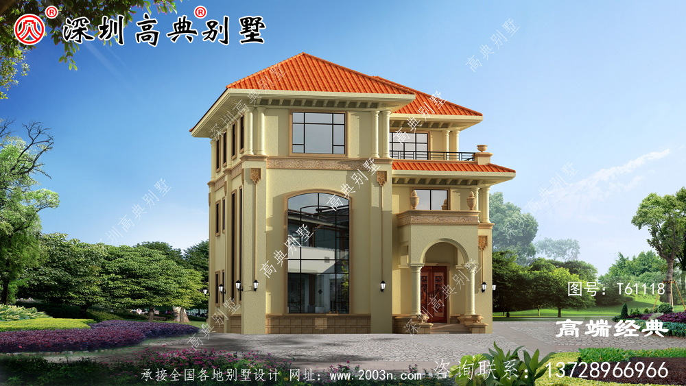 三層農(nóng)村小別墅設(shè)計(jì)圖,簡約而不簡單,造價(jià)還實(shí)惠