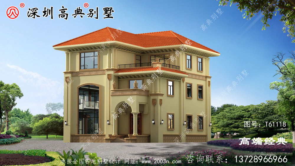 三層農(nóng)村小別墅設(shè)計(jì)圖,簡約而不簡單,造價(jià)還實(shí)惠