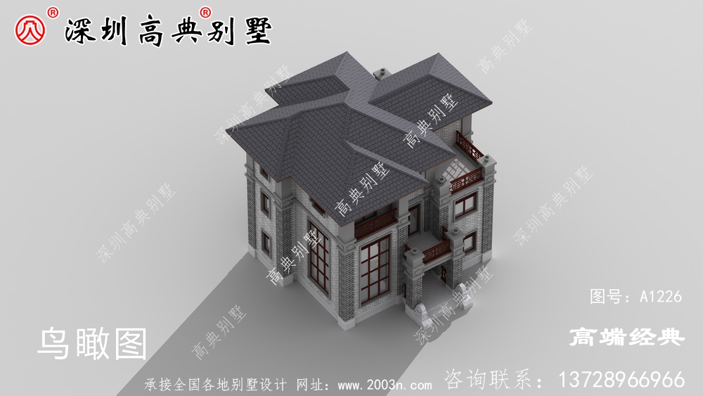 農村二樓半小戶型別墅的設計圖，建設好絕對是人上人。