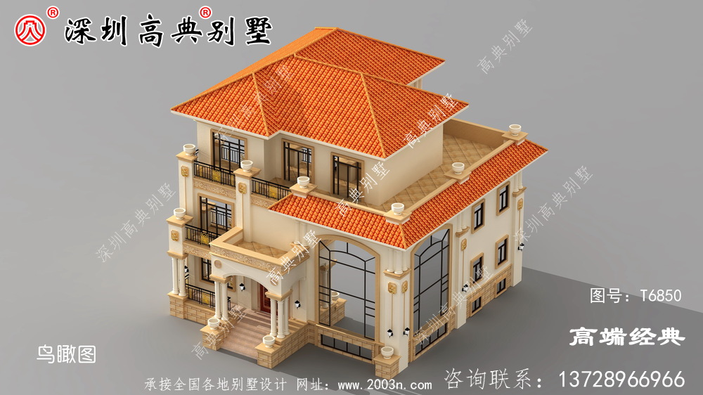 2021年農村新三層別墅，包容性強，實用性高。