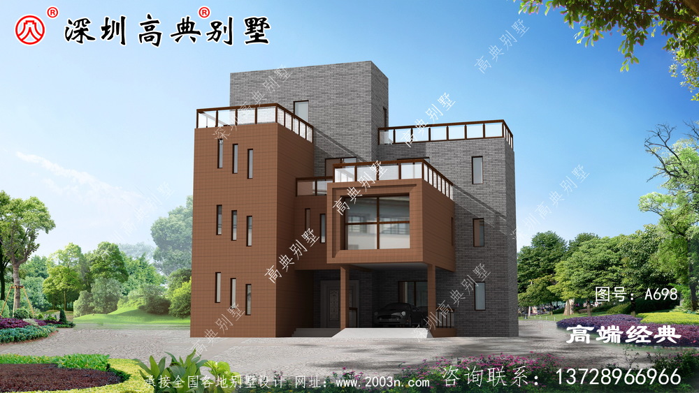 農村別墅的地位越來越高,特別是現代風格脫穎而出