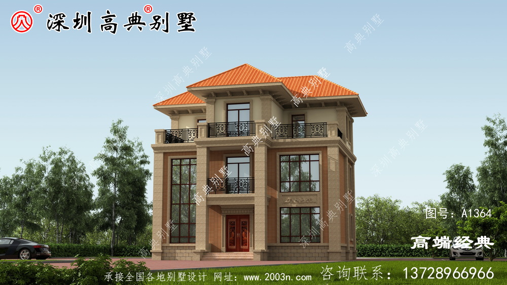 鄉(xiāng)村三層別墅最美，經(jīng)濟實用，無需借錢即可建造。