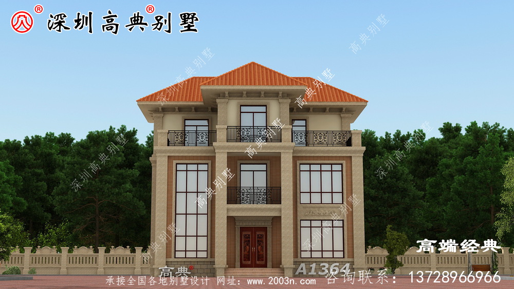 鄉(xiāng)村三層別墅最美，經(jīng)濟實用，無需借錢即可建造。