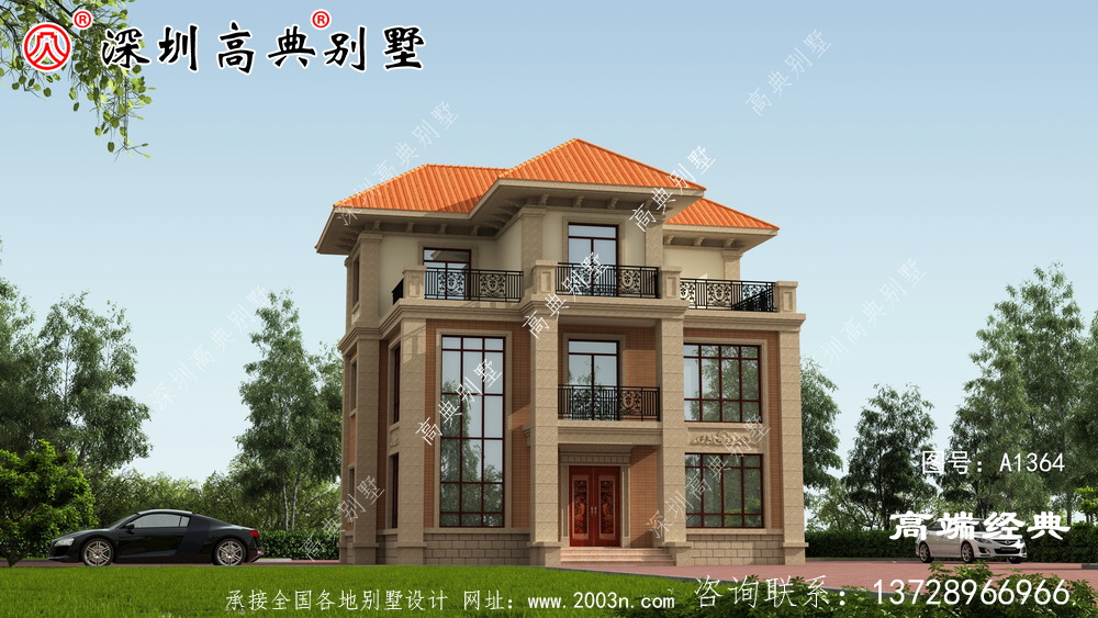 鄉(xiāng)村三層別墅最美，經(jīng)濟實用，無需借錢即可建造。