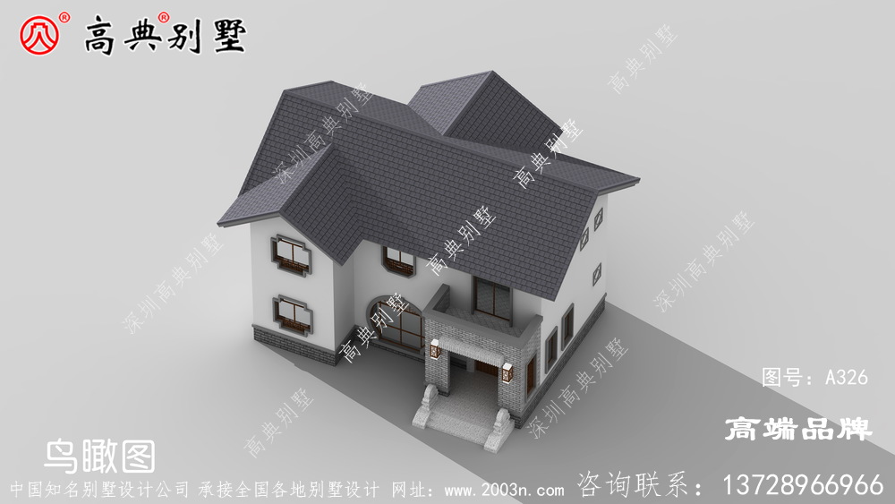 色調(diào)簡約清冷的中式兩層戶型圖就是經(jīng)典大氣