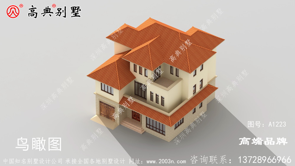 我的別墅建起來村里都說好看，鄰居準備照著我家的款式建