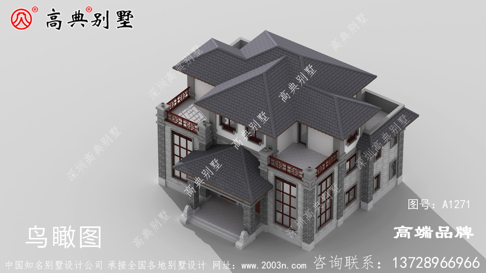 如今在農(nóng)村新建房中,中式別墅也嶄露頭角