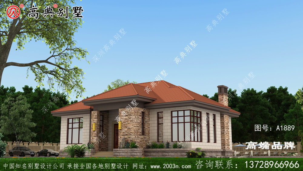 簡歐單層別墅風(fēng)格,父母居住打掃也方便