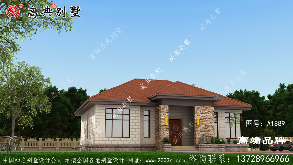 簡歐單層別墅風(fēng)格,父母居住打掃也方便