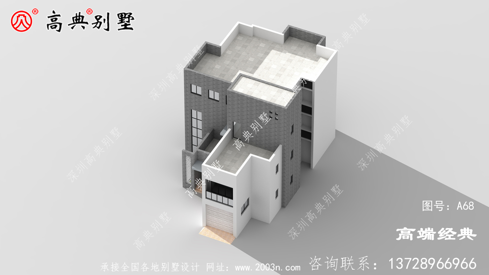 鄉(xiāng)村自建四層現代別墅設計圖紙，在農村這套最受歡迎，南方北方都可以建
