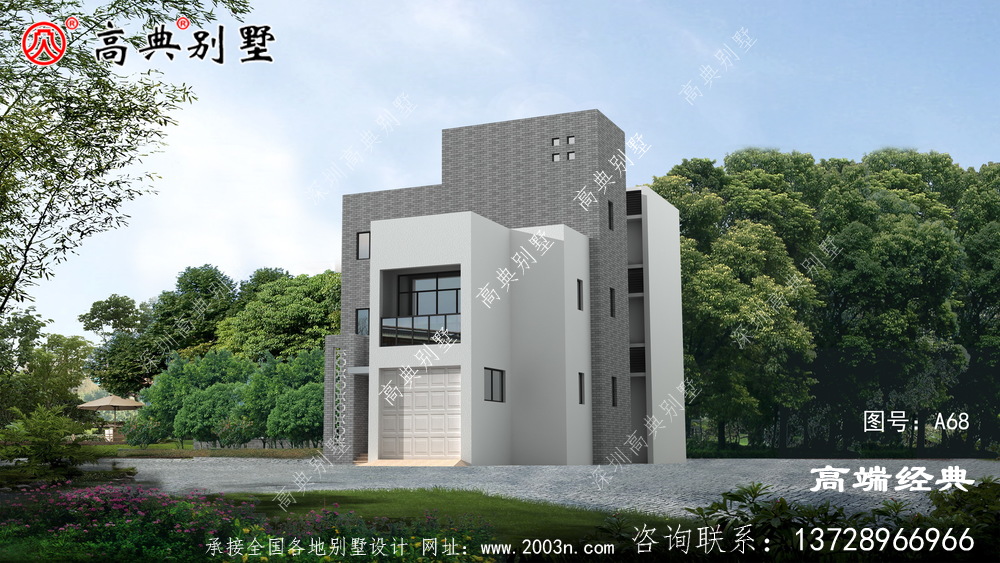鄉(xiāng)村自建四層現代別墅設計圖紙，在農村這套最受歡迎，南方北方都可以建