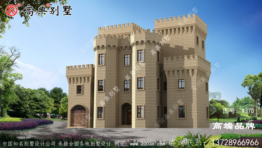農(nóng)村三層半別墅外觀設(shè)計(jì)圖，農(nóng)村建房子的首選